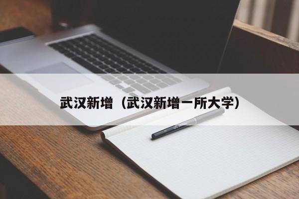 武汉新增（武汉新增一所大学）